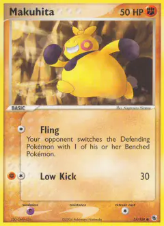 Makuhita 57/109 Common card from Ruby & Sapphire