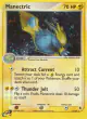 Manectric 9/109 Rare Holo card from Ruby & Sapphire