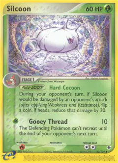 Silcoon 43/109 Uncommon card from Ruby & Sapphire