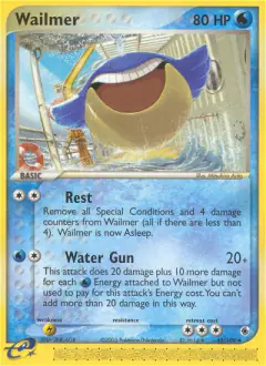 Wailmer 48/109 Uncommon card from Ruby & Sapphire