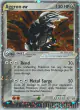 Aggron ex 95/100 Rare Holo EX card from Sandstorm