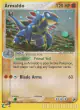 Armaldo 1/100 Rare Holo card from Sandstorm