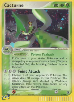 Cacturne 2/100 Rare Holo card from Sandstorm