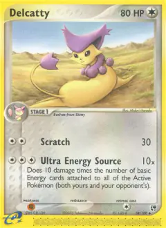 Delcatty 34/100 Uncommon card from Sandstorm