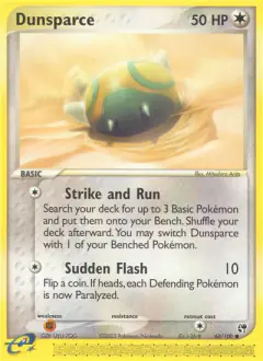 Dunsparce 60/100 Common card from Sandstorm
