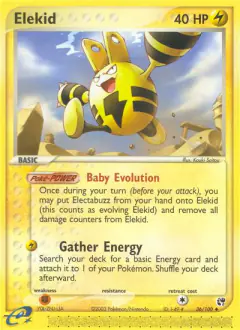 Elekid 36/100 Uncommon card from Sandstorm