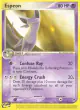 Espeon 16/100 Rare card from Sandstorm