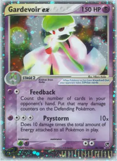Gardevoir ex 96/100 Rare Holo EX card from Sandstorm