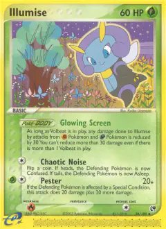 Illumise 38/100 Uncommon card from Sandstorm