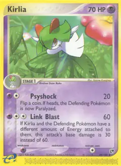 Kirlia 40/100 Uncommon card from Sandstorm