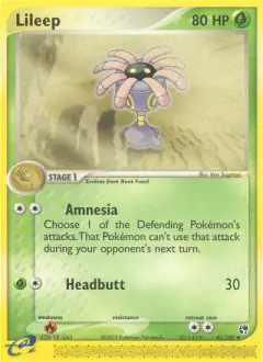 Lileep 43/100 Uncommon card from Sandstorm