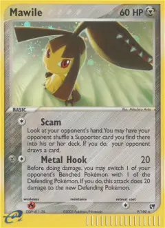 Mawile 9/100 Rare Holo card from Sandstorm