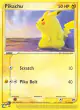 Pikachu 72/100 Common card from Sandstorm