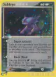Sableye 10/100 Rare Holo card from Sandstorm