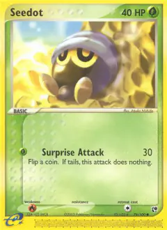 Seedot 76/100 Common card from Sandstorm