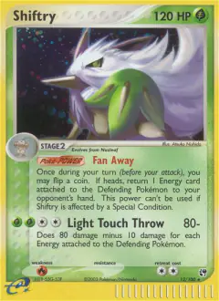 Shiftry 12/100 Rare Holo card from Sandstorm