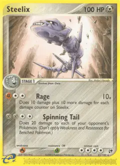 Steelix 23/100 Rare card from Sandstorm