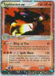 Typhlosion ex 99/100 Rare Holo EX card from Sandstorm