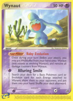 Wynaut 54/100 Uncommon card from Sandstorm