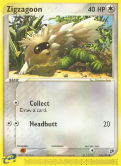 Zigzagoon 85/100 Common card from Sandstorm