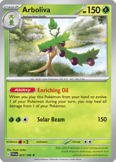Arboliva 023/198 Rare card from Scarlet & Violet Base