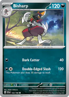Bisharp 133/198 Common card from Scarlet & Violet Base