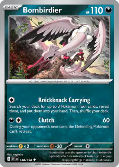 Bombirdier 138/198 Uncommon card from Scarlet & Violet Base