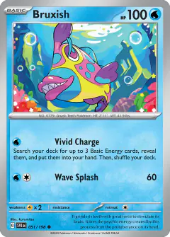 Bruxish 051/198 Common card from Scarlet & Violet Base