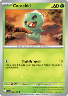 Capsakid 027/198 Common card from Scarlet & Violet Base