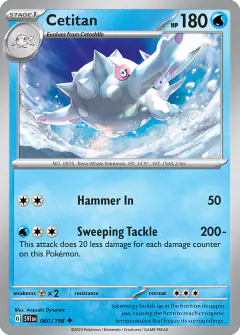 Cetitan 060/198 Uncommon card from Scarlet & Violet Base