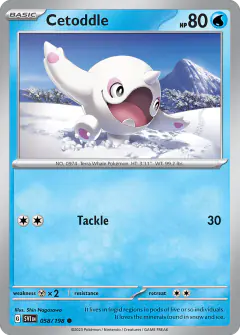 Cetoddle 058/198 Common card from Scarlet & Violet Base