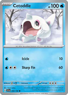Cetoddle 059/198 Common card from Scarlet & Violet Base