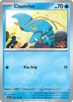 Clauncher 049/198 Common card from Scarlet & Violet Base