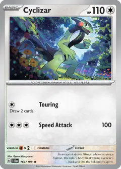 Cyclizar 164/198 Rare card from Scarlet & Violet Base
