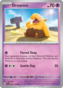 Drowzee 082/198 Common card from Scarlet & Violet Base