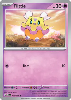 Flittle 100/198 Common card from Scarlet & Violet Base
