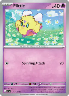 Flittle 101/198 Common card from Scarlet & Violet Base