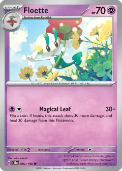 Floette 092/198 Common card from Scarlet & Violet Base