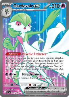 Gardevoir ex 228/198 Ultra Rare card from Scarlet & Violet Base
