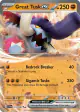 Great Tusk ex 123/198 Double Rare card from Scarlet & Violet Base