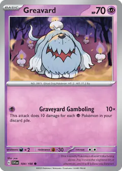 Greavard 104/198 Common card from Scarlet & Violet Base