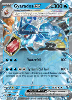 Gyarados ex 045/198 Double Rare card from Scarlet & Violet Base