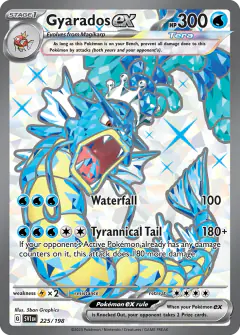 Gyarados ex 225/198 Ultra Rare card from Scarlet & Violet Base