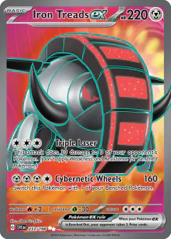 Iron Treads ex 233/198 Ultra Rare card from Scarlet & Violet Base