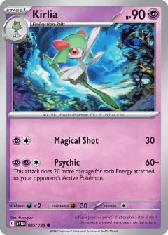 Kirlia 085/198 Common card from Scarlet & Violet Base