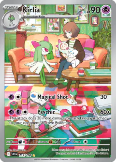 Kirlia 212/198 Illustration Rare card from Scarlet & Violet Base