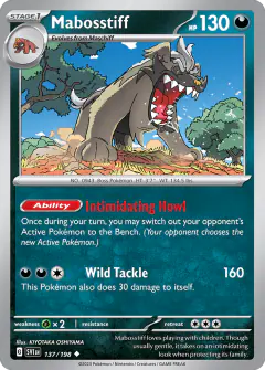 Mabosstiff 137/198 Uncommon card from Scarlet & Violet Base