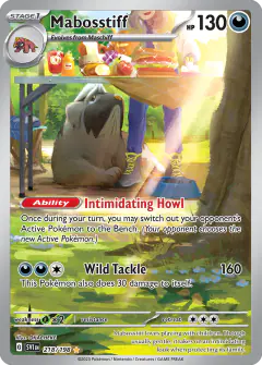 Mabosstiff 218/198 Illustration Rare card from Scarlet & Violet Base