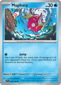 Magikarp 044/198 Common card from Scarlet & Violet Base