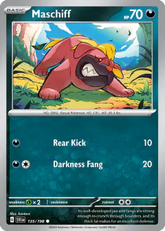 Maschiff 135/198 Common card from Scarlet & Violet Base